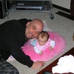 Mallory gettin’ some tummy time
