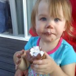 Cup cake face